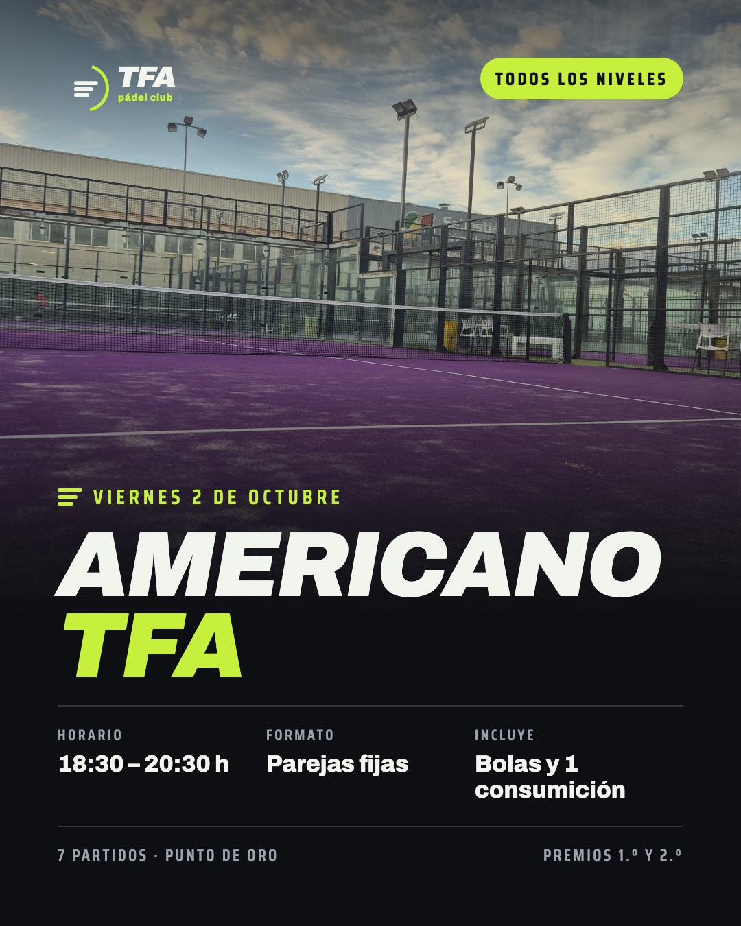 Poster: TFA Americano · 2 October